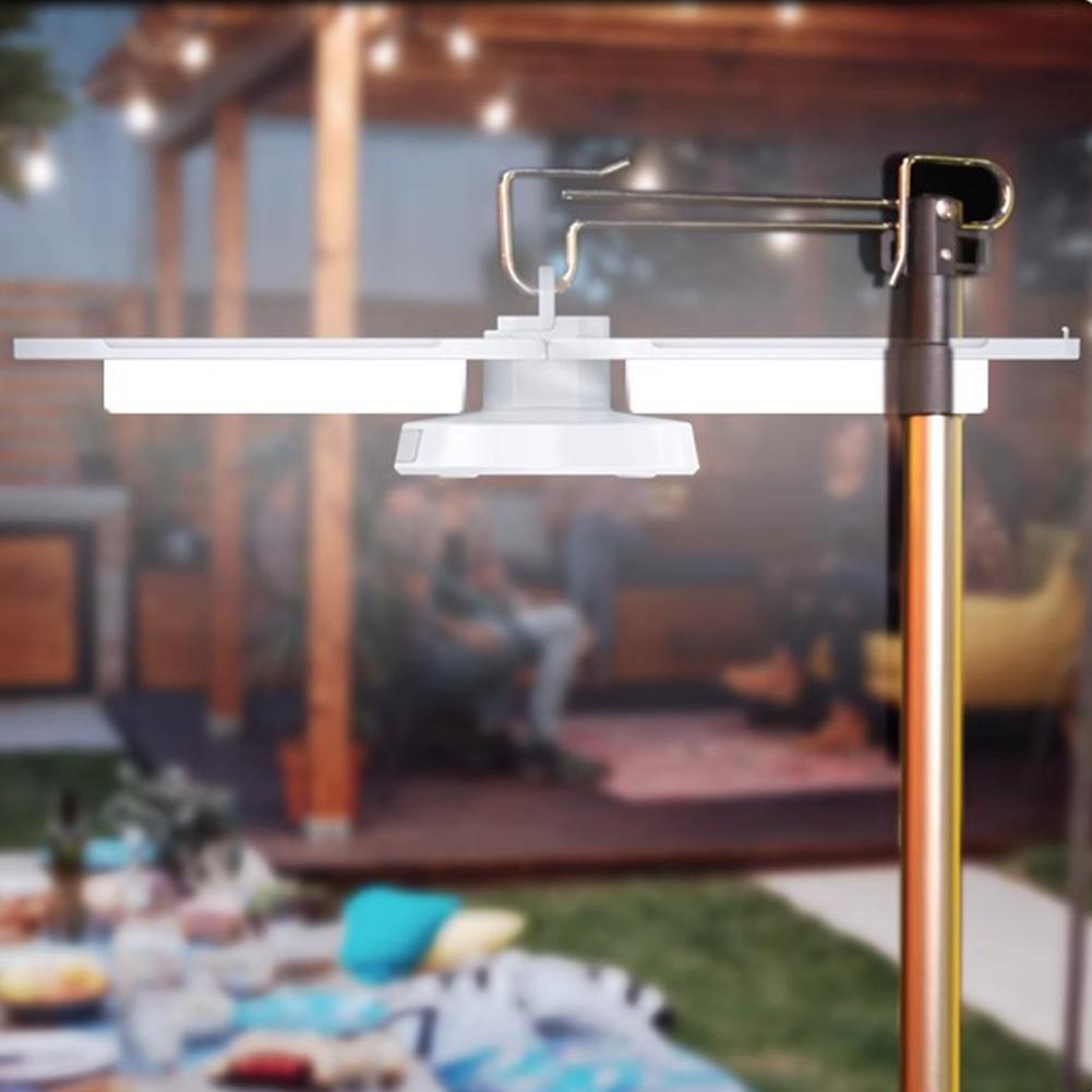 Camping Lantern LED Solar Lantern Waterproof Portable Camping Lantern Foldable for Power Outages Hurricane Hiking Fish Emergency