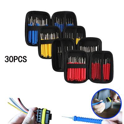 Electrical Terminal Removal Tool Set 30 Pieces for Connector and Wiring Repairs