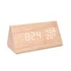 Multi-functional Digital Wood Alarm Clock with Temperature & Humidity Display