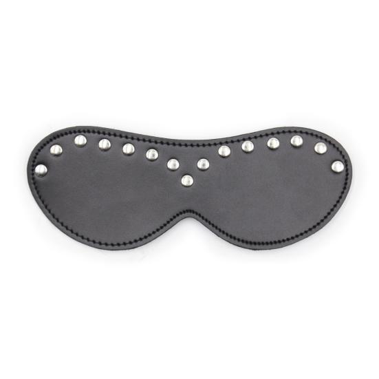 Faux Leather Eyeshade Couples Sex Toy Elastic Strap BDSM Blindfold Eye Mask for Sensory Deprivation Role Play Men Women Intimate Games