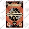 Putuo Decor My Rules Tin Sign Retro Plaque Metal Plate Vintage Wall Art Poster Decortive for Garage Man Cave Club Bar Home