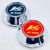 4pcs/lot 60mm 64mm 65mm 68mm 69mm Car emblem Wheel hub Center Cap For VS W work Badge covers sticker Decals Styling accessories