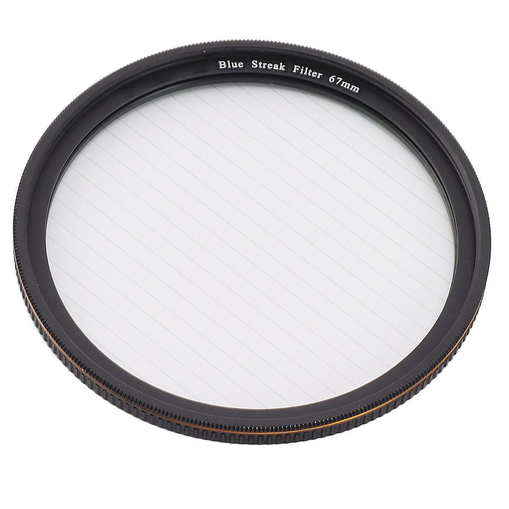 Blue Streak Special Effects Filter Micro Single Lens Camera Optical Glass Blue Streak Filter for Night Shooting