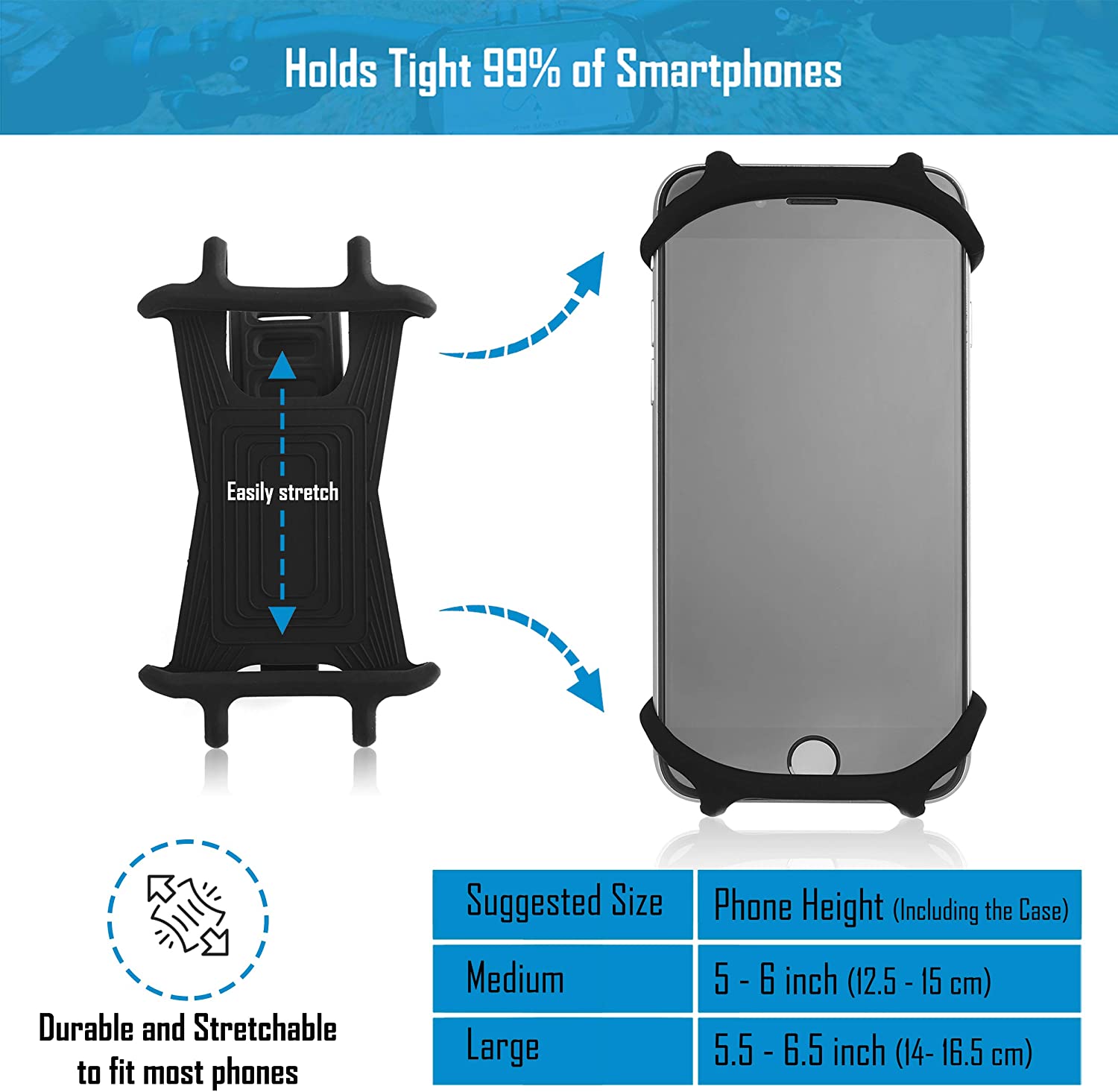 Bike Cell Phone Holder Waterproof Mount Bracket Stand Bike Multi Purpose Bike Bag with Phone Holder чёрный