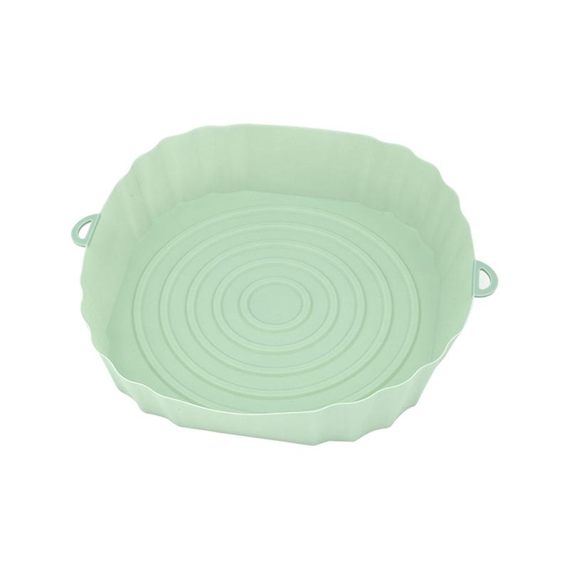 21Cm Air Fryers Oven Baking Tray Fried Chicken Basket Mat Airfryer Silicone Pot