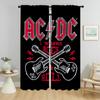 Kitchen Curtains for Camera AC&DC Window Curtain for Room 2 Panel Home Interior Curtains Shades Halloween Decoration Partition