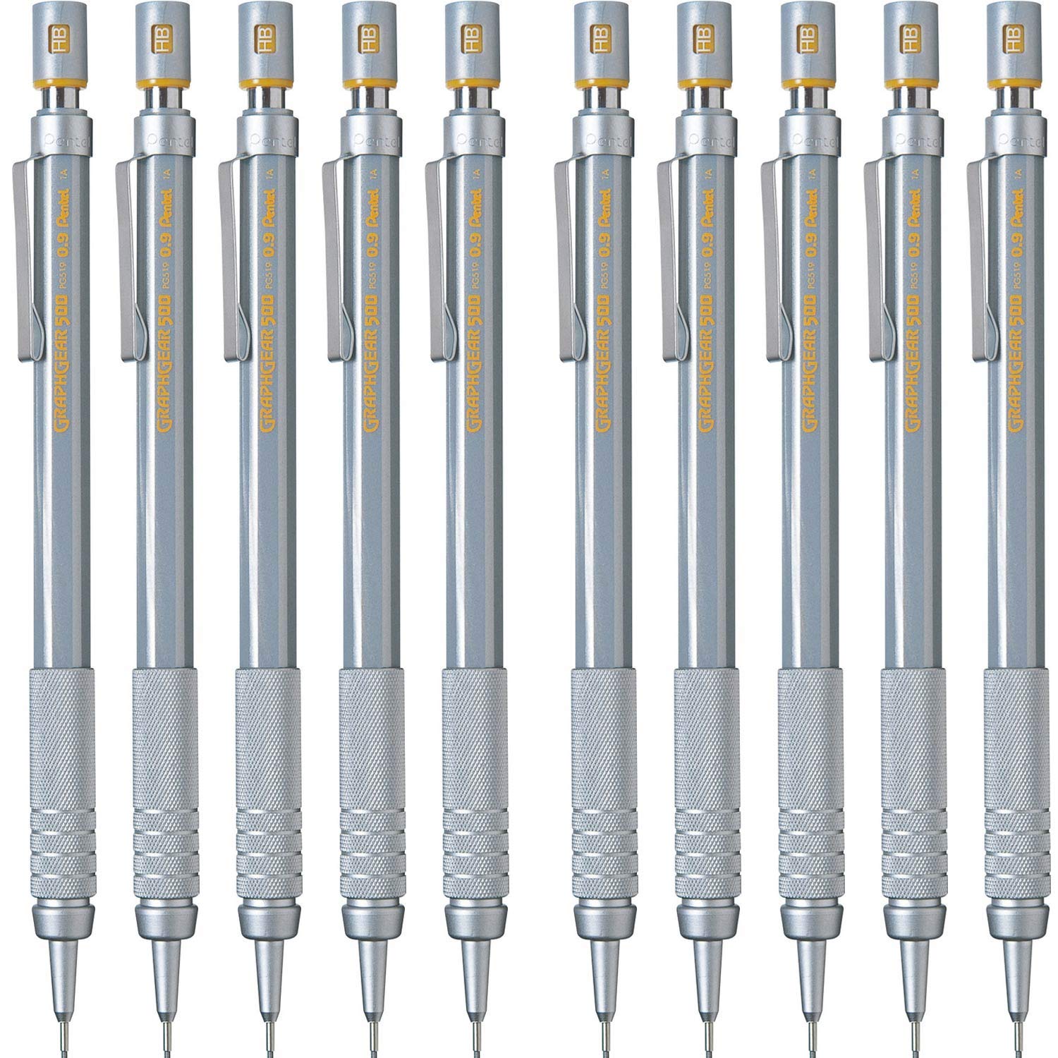

Механический карандаш Pentel Graph Gear 500 10 шт. PG519 0,9 мм