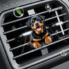 2D Flat Big-dog Car Vent Clip Decorative Diffuser (fragrance Not Included), Car Interior Decoration, Aromatherapy Clip, Ideal for Holiday Gifts
