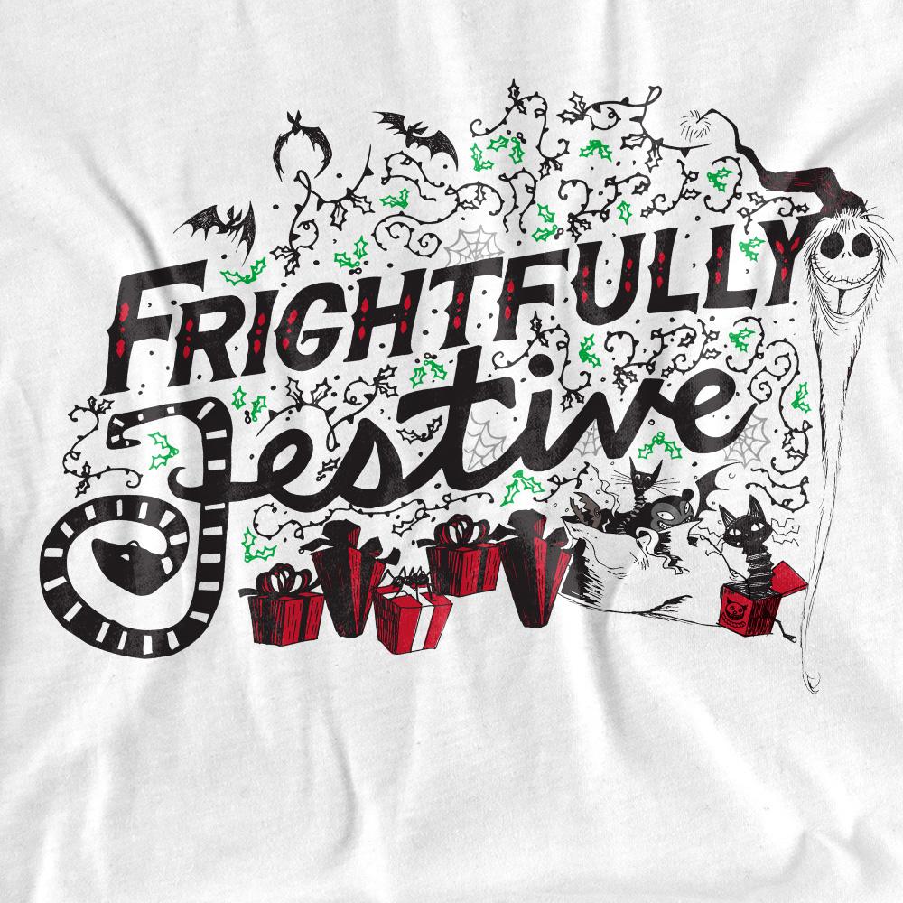 The Nightmare Before Christmas Womens/Ladies Frightfully Festive Holiday T-Shirt