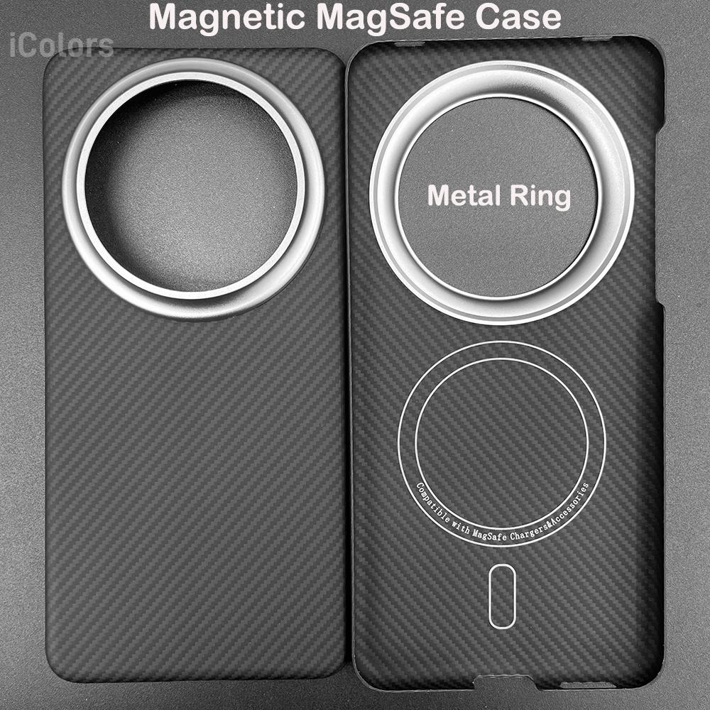 For Huawei Mate 70 Pro /70 Genuine Carbon Fiber Case Ultra Thin Aramid Fiber Case Lightweight Magnetic Cover Durable Sturdy