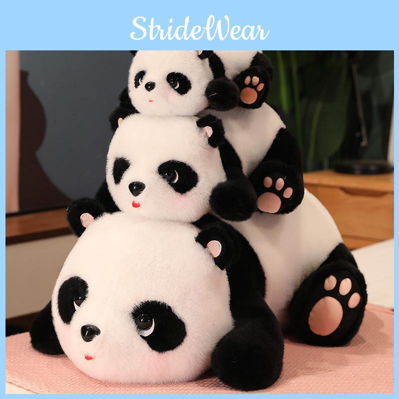 Toy Plush Panda Stuffed Animal Pillow With Soft Pp Cotton Girls Bedroom Decor