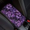 Dreaweet Stylish Spider Web Printed Black Car Center Console Armrest Cushion Cover Pad Soft Car Armrest Seat Box Cover Protector Auto Car Interior
