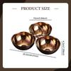 Stainless Steel Snack Serving Bowls Appetizer Platter Multipurpose Portable Plates for Hosting