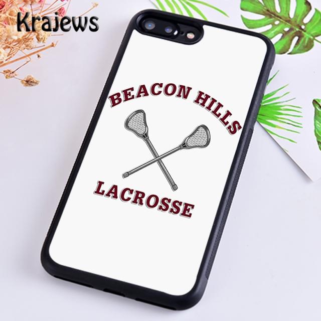 

Чехол для телефона Krajews Beacon Hills Lacrosse с логотипом «Волчонок» для iPhone 14 5 6s 7 8 plus XR XS 11 12 13 pro max Samsung S21 S22 Samsung S22ultra