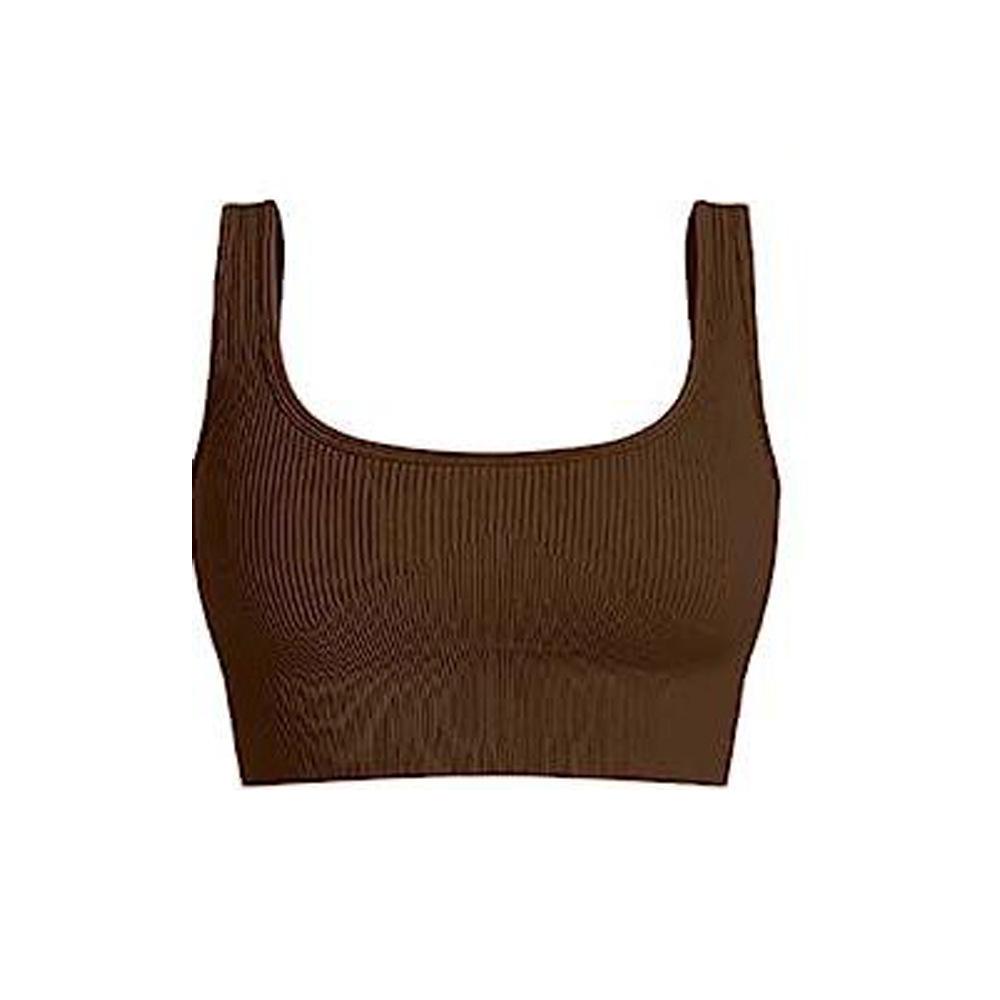 Nahtloses einfarbiges Yoga-Outfit: Sexy Rücken Dreiteiliges Set