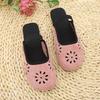 Fashion New Women Slippers Summer Outdoor Baotou Shoes Half Packed Soft Bottom Sandals Hollow Out Non-Slip Slippers Home Slides Women