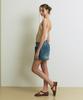 GREENBUTTER Washing Denim Shorts (Blue)