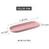 Ceramic Tray Decorative White Oval Breakfast Western Food Dessert Plate Multi-function Jewelry Storage Home Kitchen Supplies