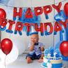 Spider Theme Happy Birthday Banner Party Decoration Letters Sign Boy Party Supplies