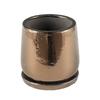 Dulton Round Pot Bronze M Garden Pot G20-0196M/BZ