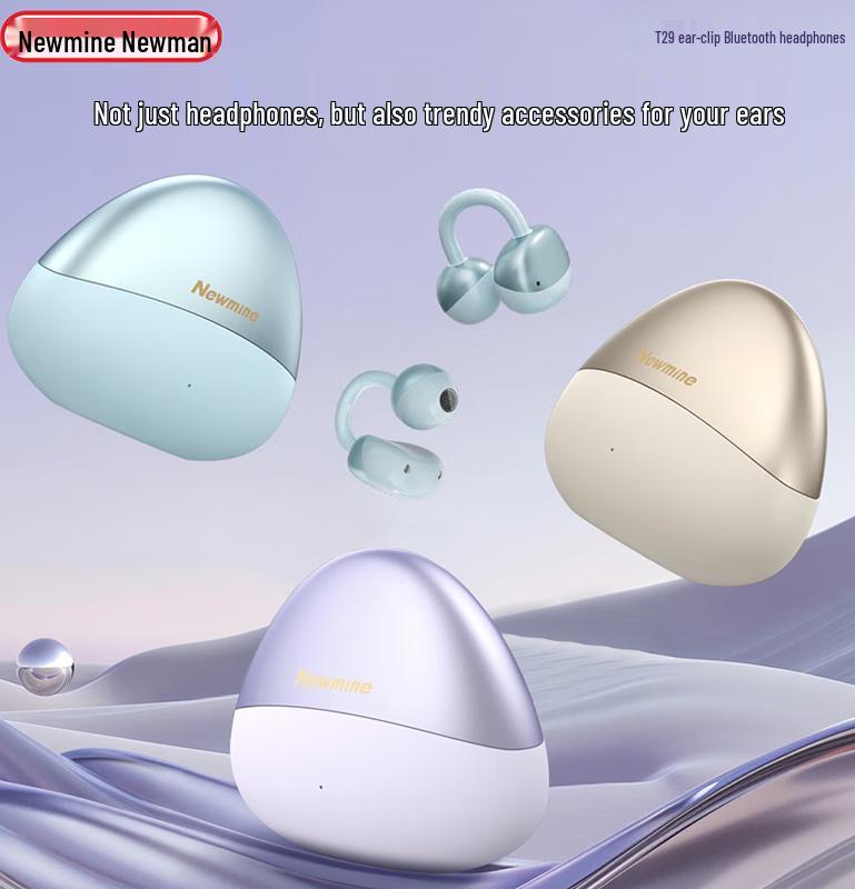 

Newmine T29 True Wireless Bluetooth OWS Ear-Clip Headset