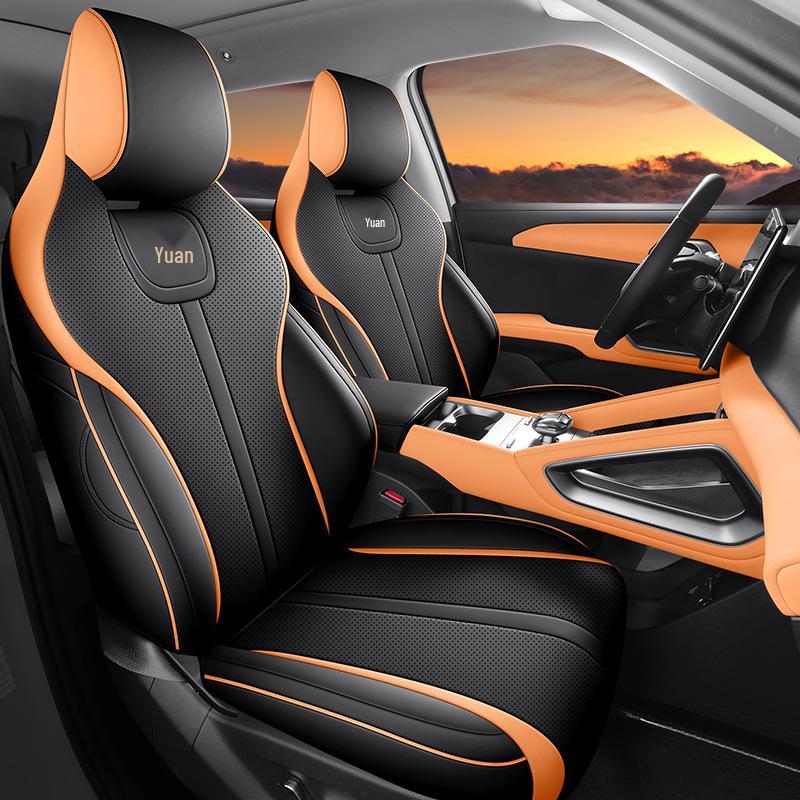 BYD Yuan UP 5-Seater Full Leather Car Seat Cushion, Year-Round Use