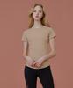 XEXYMIX Ice Feather Short Sleeve Maple Beige