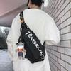 Letter Chest Bag Messenger Bag Shoulder Bag Lightweight Crossbody Bag  Streetwear