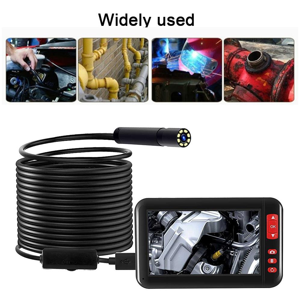 4.3 in 1080P HD Multi Language Waterproof Inspection Borescope Monitor Endoscope Camera F200(2 m