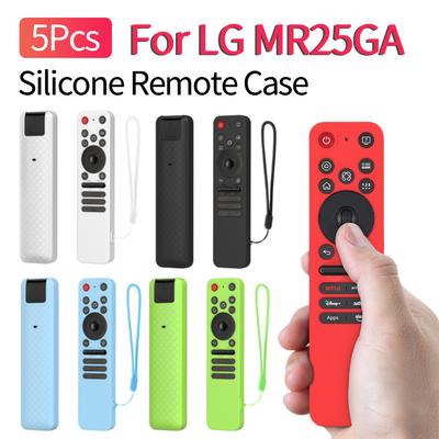 5Pcs For 2025 LG OLED Smart TV Silicone Cover Anti-Slip TV Remote Control Case Anti Fall Protective Shell TV Remote Accessories