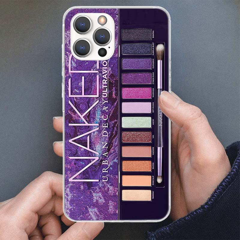 Glam Makeup Eye Shadow Box Phone Case For Apple iPhone 16 15 14 13 12 11 Pro Max Mini XS XR X 7 Plus 8 + SE Soft Silicone Print