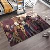 Anime Demon Girl Print Area Rug, Fantasy Game Character Non-Slip Floor Carpet for Bedroom