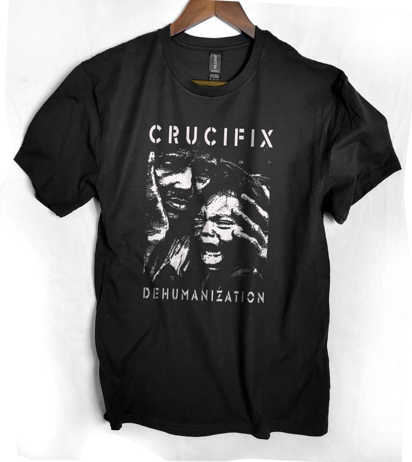 Crucifix band T T-Shirt San Francisco Punk Hardcore anarcho Crass discharge 3XL