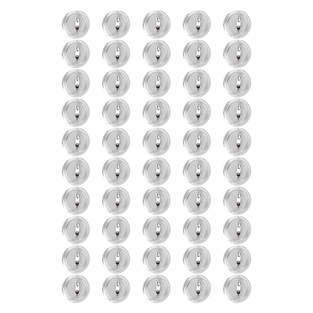 50PCS 3.8in Acrylic Badge Clear Picture Photo Button Pins for Craft Supplies School Projects