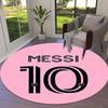 Messi Round Area Rug,Carpet Rug for Living Room Bedroom Sofa Playroom Decor,Non-slip Floor Mat
