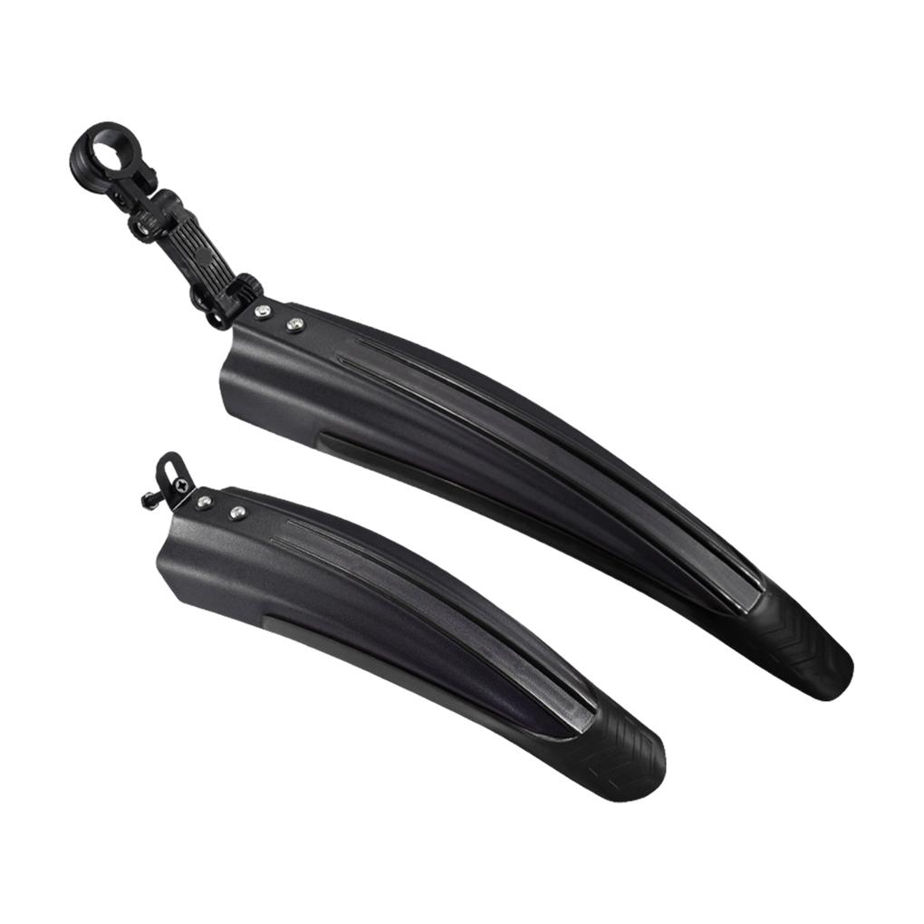 

Efficient And Easy-to-Install Bicycle Mudguard For Enhanced Safety Stylish Plastic Mountain Bike Plastic Fenders Set, Black чёрный