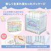 Sanrio Characters x Ohuhu Illustration Markers, Brush Tip, Fine Tip, 48 Colors, Pastel Colors, Light Colors, Professional Grade Marker Pens, Alcohol-B