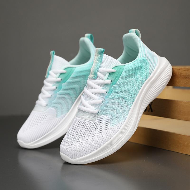 Sneakers women's shoes new mesh breathable casual shoes lightweight soft sole student running shoes versatile travel shoes