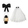Halloween Ghost Goose Outfit, Lawn Porch Goose Clothes, Fall Halloween Goose Costume for Outdoor Patio Yard Lawn Decoration