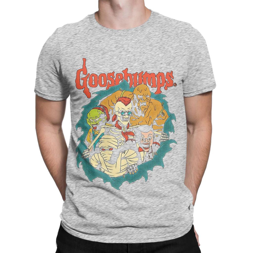 Danger Gank Graphic 100 Cotton TShirt Goosebumps Tops Tees For Unisex