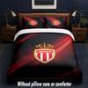 Monaco FC Design Bed Bedding Set 1 Duvet Cover + 2 Pillowcases Soft Breathable Household Bed Linens