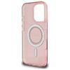 Guess Guhmp16Lpftdtep Iphone 16 Pro 6.3 Różowy/Pink Hardcase Iml Cyrkonie Magsafe