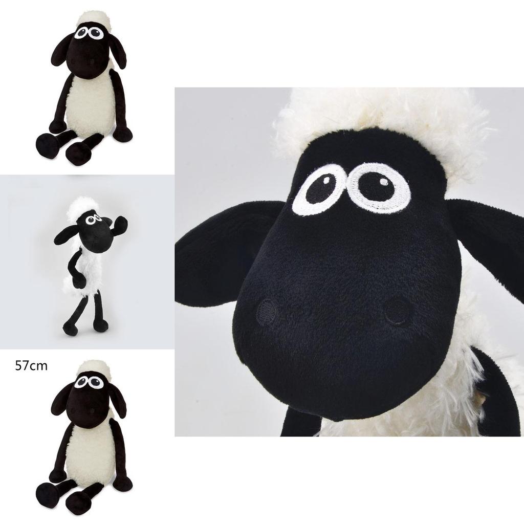 Entzückendes Cartoon Shaun das Schaf Plüsch Kuschelig Weiches Stofftier Ideal für Kinder