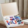 1 Set Esperimento Educativo Con Magneti a Barra, Anello, Ferro di Cavallo, Forma a U e Bussola Kit Magnetico STEM Fisica Scienza Per Bambini