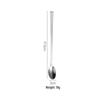 Cygnus 304 Stainless Steel Fruit Fork & Dessert Spoon – Long Handle for Cake & Photo Props