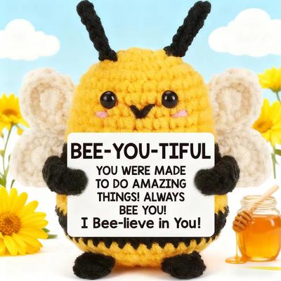 1 Stück Kleine Bienen Ornamente fördern positive Energie und Fleiß. Bienen Dekoschmuck, handgewebt, emotionale Unterstützung Geschenke