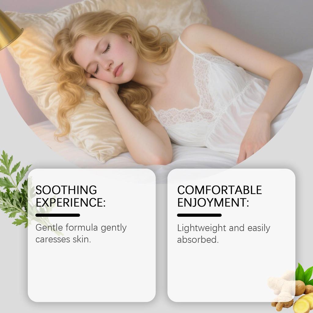 Ginger Wormwood Roller Massage Liquid, Gentle Nourish & Hydrate, Neck & Shoulder Soothing, Daily Massage Care