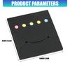 Fluorescent Color Note Paper Repositionable Adhesive Note Memo Sheets 25 Sheets Per Color For Journaling Note Taking