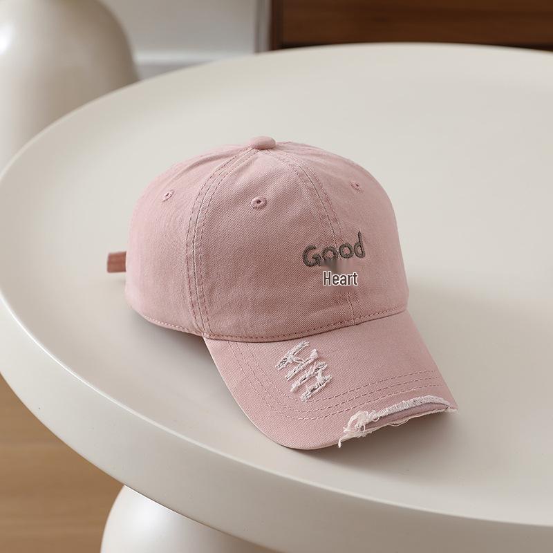Korean Style Soft Top Kids' Baseball Cap with Sun Protection - Unisex Spring/Autumn Visor Hat