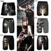 Skull Ghost Skeleton Horror Dark Boxing Shorts Pants 3D Print Training Unisex Men Women Quick Dry Fitness Gym Sport Workout Casual Streetwear